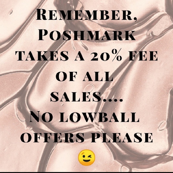 20%. This is what Poshmark takes of every sale - Picture 2 of 3